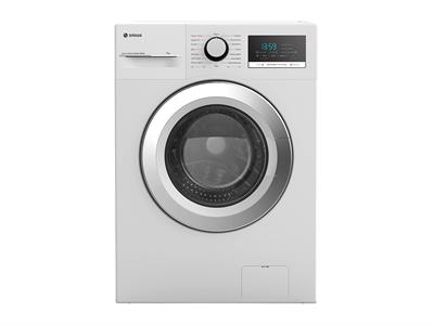 ماشین لباسشویی اتوماتیک 7 کیلویی اسنوا مدل SWM-72301 دارای خشک کن 1200 دور سفید درب کروم