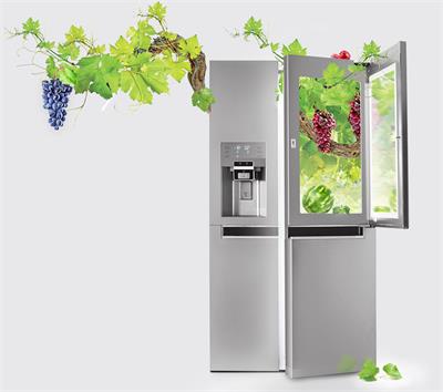 یخچال و فریزر سایدبای‌ساید 34 فوت پرایم 3 درب سفید متالیک مدل D4S-0034MW