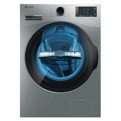 لباسشویی اسنوا مدل SWM-84608 تیتانیوم درب دودی