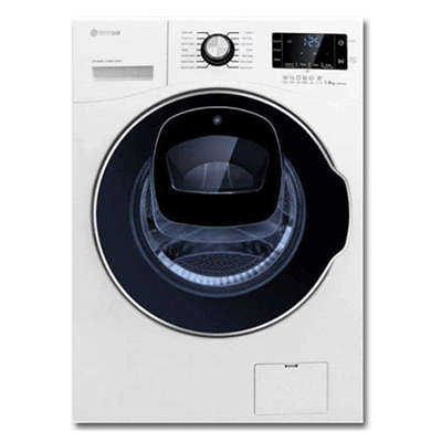 لباسشویی اسنوا مدل SWM-84606 سفید درب دودی
