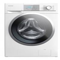 ماشین لباسشویی دوو سری کاریزما مدل DWK-8140 ظرفیت 8 کیلوگرم سفید پنل سفید درب کاوردار